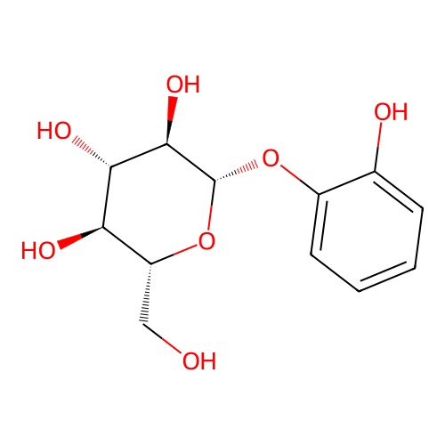 Pyrocatechol-O-Beta-D-Glucopyranoside structure
