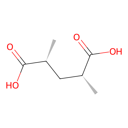 (2R,4R)-2,4-Dimethylglutaric acid structure