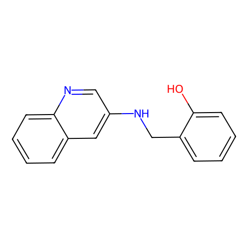2-(Quinolin-3-ylaminomethyl)-phenol structure