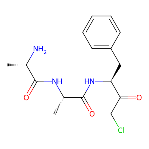 Ala-Ala-Phe-CMK structure