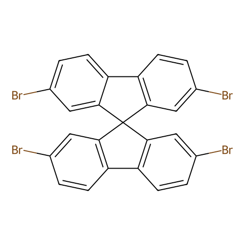 2,2',7,7'-Tetrabromo-9,9'-spirobi[9H-fluorene] structure