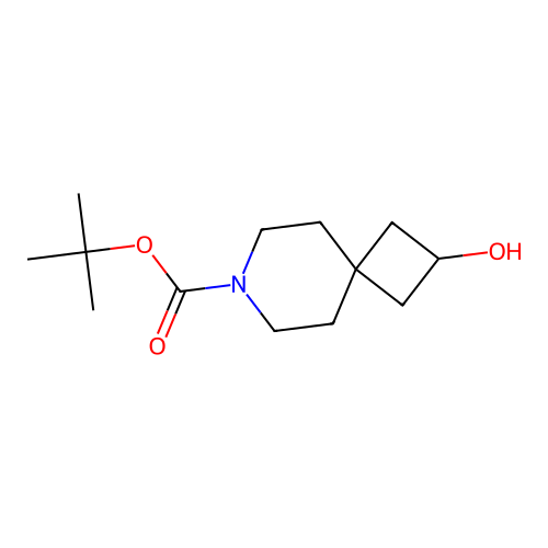 Tert-butyl 2-hydroxy-7-azaspiro[3.5]nonane-7-carboxylate structure