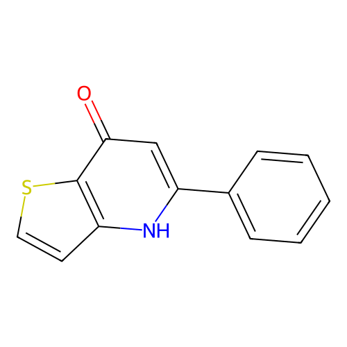5-phenyl-4H-thieno[3,2-b]pyridin-7-one structure