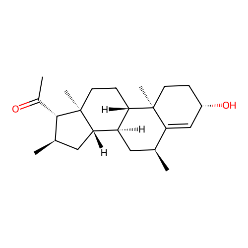 二甲孕烯 structure