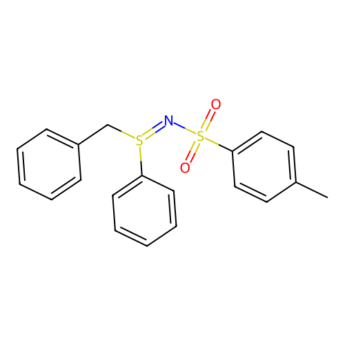 Sulfilimine, S-benzyl-S-phenyl-N-(p-tolylsulfonyl)- structure