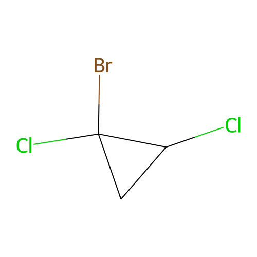 Cyclopropane, 1-bromo-1,2-dichloro- structure