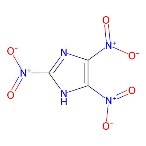 2,4,5-Trinitroimidazole structure