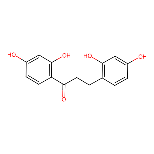 1,3-Bis(2,4-dihydroxyphenyl)propan-1-one structure