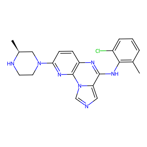 Imidazo(1,5-a)pyrido(3,2-E)pyrazin-6-amine, N-(2-chloro-6-methylphenyl)-2-((3S)-3-methyl-1-piperazinyl)- structure