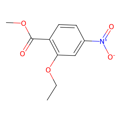 Methyl 2-ethoxy-4-nitrobenzoate structure