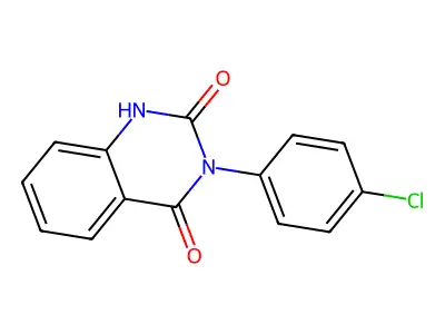 3-(4-chlorophenyl)-4a,5,6,7,8,8a-hexahydro-1H-quinazoline-2,4-dione structure