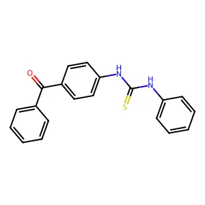 1-(4-Benzoylphenyl)-3-phenylthiourea structure