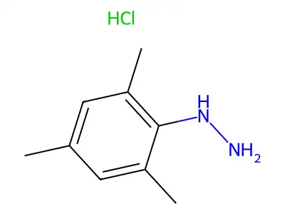 (2,4,6-Trimethylphenyl)hydrazine hydrochloride structure