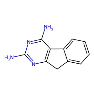 9H-Indeno[2,1-d]pyrimidine-2,4-diamine structure