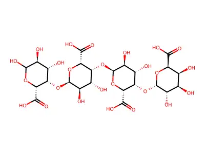 alpha-D-GalpA-(1->4)-alpha-D-GalpA-(1->4)-alpha-D-GalpA-(1->4)-alpha-D-GalpA structure