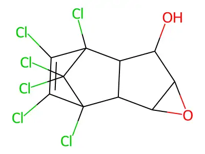 1-Hydroxychlordene epoxide structure