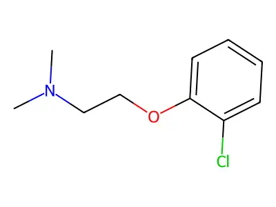 [2-(2-CHlorophenoxy)ethyl]dimethylamine structure