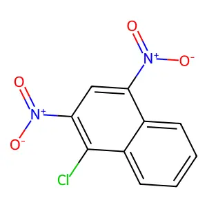 1-Chloro-2,4-dinitronaphthalene structure