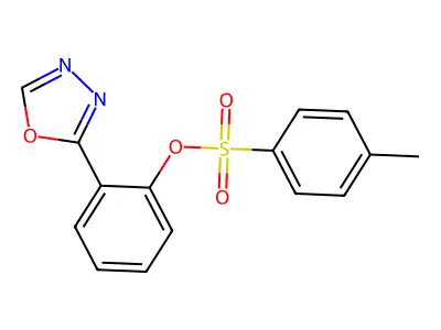 2-(1,3,4-Oxadiazol-2-yl)phenyl 4-methylbenzenesulfonate structure