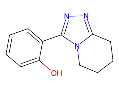 2-(5,6,7,8-Tetrahydro[1,2,4]triazolo[4,3-a]pyridin-3-yl)benzenol structure