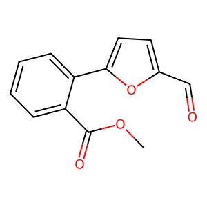 Methyl 2-(5-formylfuran-2-yl)benzoate structure