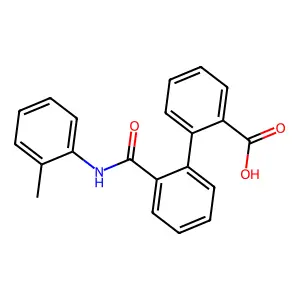 2'-(2-Toluidinocarbonyl)[1,1'-biphenyl]-2-carboxylic acid structure
