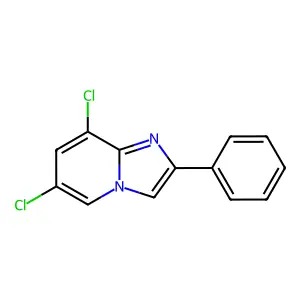6,8-Dichloro-2-phenylimidazo[1,2-a]pyridine structure