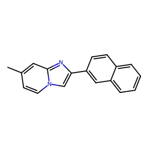 7-Methyl-2-(2-naphthyl)imidazo[1,2-a]pyridine structure