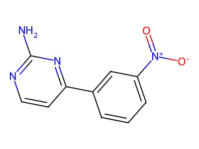 4-(3-Nitrophenyl)pyrimidin-2-amine structure
