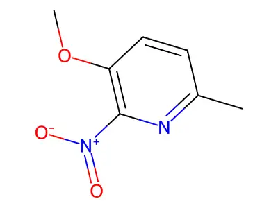 3-Methoxy-6-methyl-2-nitropyridine structure