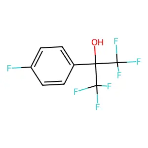 1,1,1,3,3,3-Hexafluoro-2-(4-fluorophenyl)-2-propanol structure