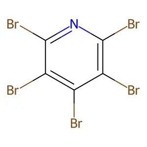 2,3,4,5,6-Pentabromopyridine structure