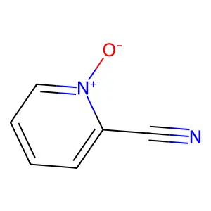 2-Pyridinecarbonitrile, 1-oxide structure