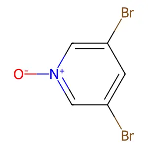 3,5-Dibromopyridine N-oxide structure
