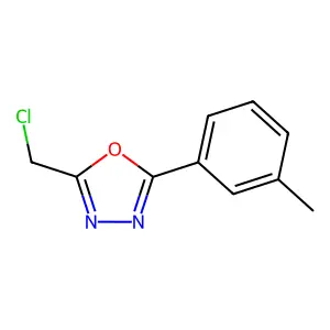 2-(Chloromethyl)-5-(3-methylphenyl)-1,3,4-oxadiazole structure
