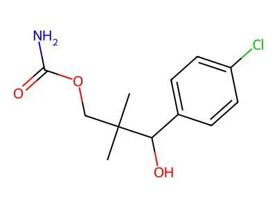 1-(4-Chlorophenyl)-2,2-dimethyl-1,3-propanediol-3-carbamate structure