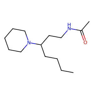 Acetamide, N-(1-heptyl-3-piperidyl)- structure