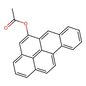 Benzo(a)pyren-5-ol, acetate structure