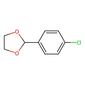 2-(4-Chlorophenyl)-1,3-dioxolane structure
