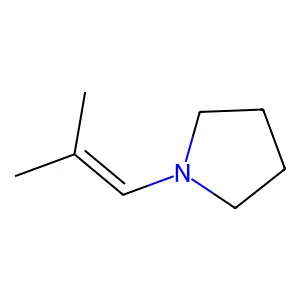 Pyrrolidine, 1-(2-methyl-1-propenyl)- structure