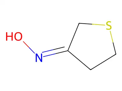 Tetrahydrothiophen-3-one oxime structure