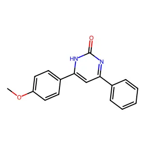 4-(4-Methoxyphenyl)-6-phenyl-2(1H)-pyrimidinone structure