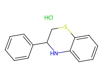 3-phenyl-3,4-dihydro-2H-1,4-benzothiazine structure