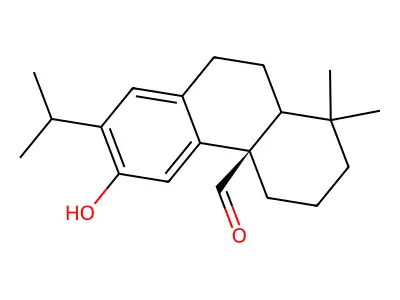13-Isopropylpodocarpen-12-ol-20-al structure