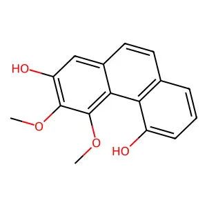 3,4-Dimethoxyphenanthrene-2,5-Diol structure