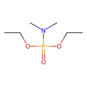 Diethyl dimethylphosphoramidate structure
