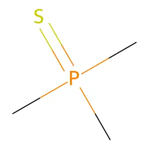 三甲基膦硫醚 structure
