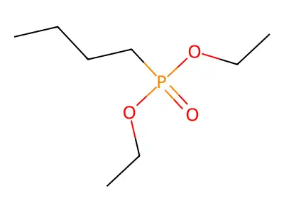 Diethyl butylphosphonate structure