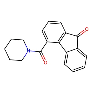 4-(Piperidine-1-carbonyl)-fluoren-9-one structure