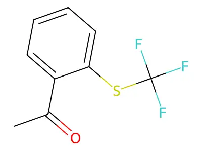 2'-(Trifluoromethylthio)acetophenone structure